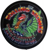 Rolling Stones - Patch Dragon Circle (10,2 Cm) in the group MERCHANDISE / Patch / Pop-Rock at Bengans Skivbutik AB (5639252)