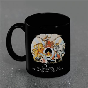 Queen - Races Black Pod Mug in the group MERCHANDISE / Mug / Pop-Rock at Bengans Skivbutik AB (5639331)