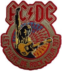 Ac/Dc - Patch Let There Be Rock Tour 1977 ( in the group MERCHANDISE / Patch / Heavy Metal at Bengans Skivbutik AB (5639487)