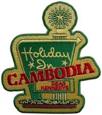 Dead Kennedys - Patch Holiday In Cambodia (11,4 X 1 in the group MERCHANDISE / Patch / Pop-Rock at Bengans Skivbutik AB (5639488)