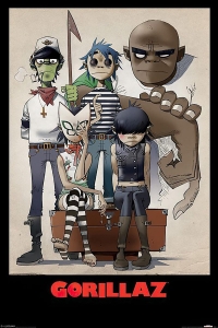 Gorillaz  - Family 91,5 X 61 Cm in the group OTHER / BW-Poster at Bengans Skivbutik AB (5640251)