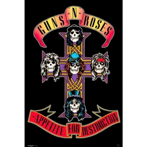 Guns & Roses  - Appetite For Destruction 91,5 X 61 Cm in the group MERCHANDISE / Poster / Heavy Metal at Bengans Skivbutik AB (5640252)