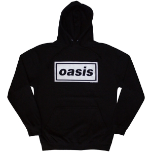 Oasis - Decca Logo Uni Bl Hoodie in the group MERCHANDISE / Hoodies / Pop-Rock at Bengans Skivbutik AB (5640519r)