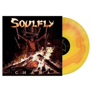 Soulfly - Chama (Yellow/Orange Corona Vinyl LP) in the group OUR PICKS / Friday Releases / 2025-10-24 at Bengans Skivbutik AB (5640957)