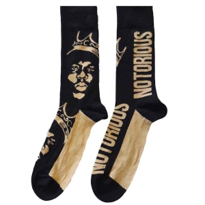 Biggie - Gold Crown Uni Bl Socks (Eu 36-40) in the group MERCHANDISE / / at Bengans Skivbutik AB (5641757)