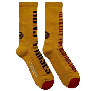 Guns N Roses - Appetite For Destruction Uni Yell Socks (Eu 36-40) in the group MERCHANDISE / Strumpor / Heavy Metal at Bengans Skivbutik AB (5641776)