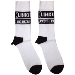 Linkin Park - Lp Repeat Uni Wht Socks (Eu 36-40) in the group MERCHANDISE /  /  at Bengans Skivbutik AB (5641787)