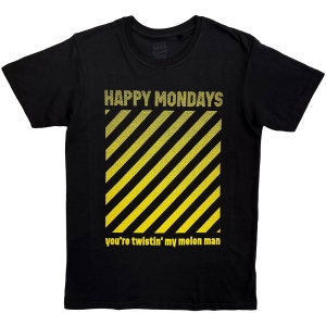 Happy Mondays - You're Twistin' My Melon Man Uni Bl T-Shirt in the group MERCHANDISE / T-shirt / Pop-Rock at Bengans Skivbutik AB (5642463r)