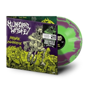 Municipal Waste - Massive Aggressive (Purple & Green Merge Vinyl Lp) Rsd Bf in the group OUR PICKS / Friday Releases / 2025-11-28 at Bengans Skivbutik AB (5642741)