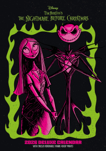 The Nightmare Before Christmas  - 2026 A3 Deluxe Calendar in the group MERCHANDISE /  /  at Bengans Skivbutik AB (5642866)