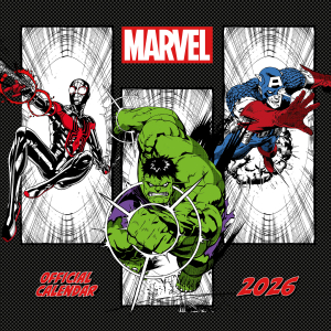 Marvel Comics  - 2026 Square Calendar in the group MERCHANDISE /  /  at Bengans Skivbutik AB (5642884)