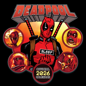 Marvel Deadpool  - 2026 Square Calendar in the group MERCHANDISE /  /  at Bengans Skivbutik AB (5642885)