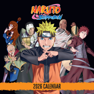 Naruto Shippuden  - 2026 Square Calendar in the group MERCHANDISE /  /  at Bengans Skivbutik AB (5642889)