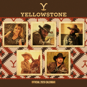 Yellowstone  - 2026 Square Calendar in the group MERCHANDISE /  /  at Bengans Skivbutik AB (5642908)