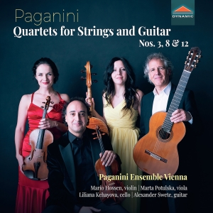Nicolo Paganini - Quartets For Strings And Guitar Nos in the group OUR PICKS / Friday Releases / 2025-11-21 at Bengans Skivbutik AB (5642937)