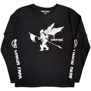 Linkin Park - Street Soldier Uni Bl Layered Longsleeve  (L) in the group MERCHANDISE / T-shirt / Heavy Metal at Bengans Skivbutik AB (5643708)