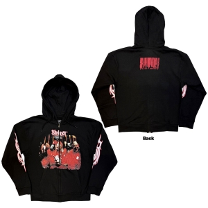 Slipknot - Spit It Out Uni Bl Zip Hoodie in the group MERCHANDISE / Hoodies / Hårdrock at Bengans Skivbutik AB (5643887r)