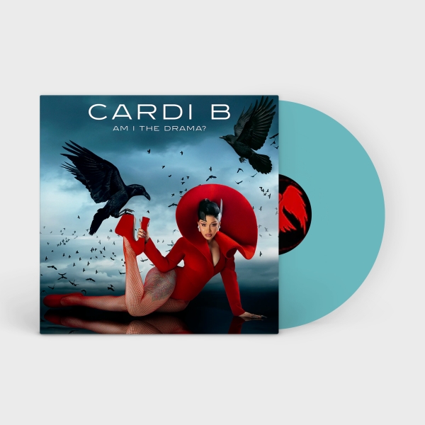Cardi B - Am I The Drama? (Blue Vinyl) in the group VINYL / RnB-Soul at Bengans Skivbutik AB (5644448)