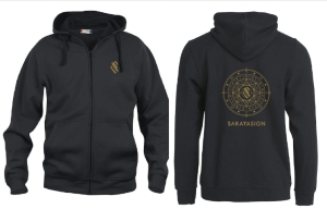 Sarayasign - Zip-Hood Throne (M) - Black in the group OUR PICKS / Friday Releases / 2025-10-31 at Bengans Skivbutik AB (5644639)