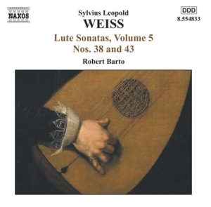 Weiss Silvius Leopold - Lute Sonatas Vol 5 in the group Externt_Lager /  at Bengans Skivbutik AB (564487)
