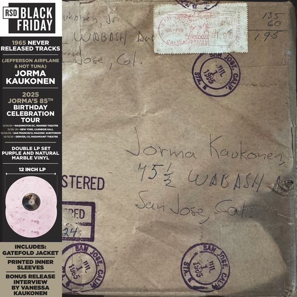 Jorma Kaukonen - Wabash Avenue: 1965 never released tracks in the group VINYL / Hårdrock at Bengans Skivbutik AB (5645053)