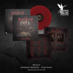 Infernal Presence - Fiery Paths (Oxblood Vinyl Lp) in the group OUR PICKS / Friday Releases / 2025-11-28 at Bengans Skivbutik AB (5645673)
