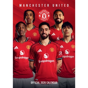 Manchester United Fc - 2026 A3 Calendar  in the group MERCHANDISE /  /  at Bengans Skivbutik AB (5646798)