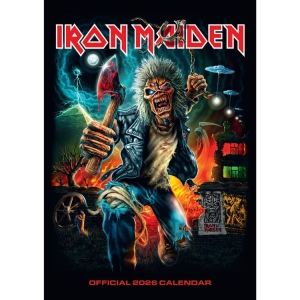 Iron Maiden  - 2026 A3 Calendar in the group MERCHANDISE /  /  at Bengans Skivbutik AB (5646800)