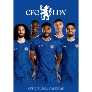 Chelsea Fc  - 2026 A3 Calendar  in the group MERCHANDISE /  /  at Bengans Skivbutik AB (5646803)