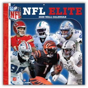 Nfl Elite - 2026 Square Calendar in the group MERCHANDISE /  /  at Bengans Skivbutik AB (5646813)