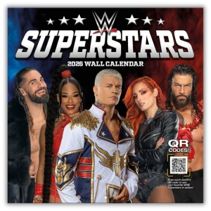 Wwe Superstars - 2026 Square Calendar in the group MERCHANDISE /  /  at Bengans Skivbutik AB (5646825)