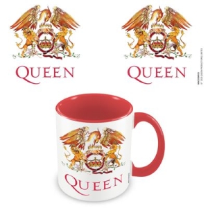 Queen - (Crest) Red Coloured Inner Pod Mug in the group MERCHANDISE / Mug / Pop-Rock at Bengans Skivbutik AB (5647075)