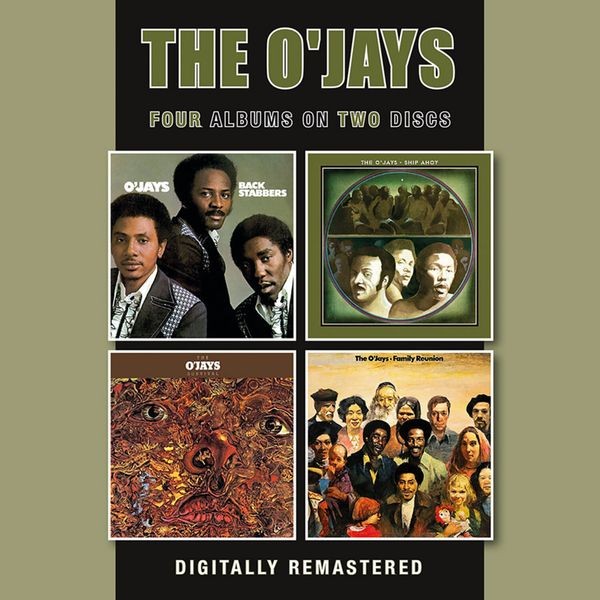 The O'Jays - Four Albums in the group CD / Pop-Rock at Bengans Skivbutik AB (5647378)
