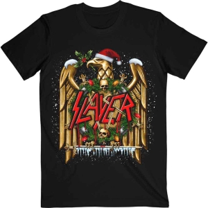 Slayer - Holiday Eagle Uni Bl T-Shirt in the group MERCHANDISE / T-shirt / Heavy Metal at Bengans Skivbutik AB (5648201r)