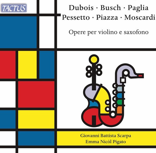 Giovanni Battista Scarpa Emma Nico - Works For Violin And Saxophone in the group CD / Klassiskt at Bengans Skivbutik AB (5648221)