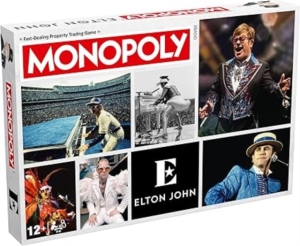Elton John - Monopoly in the group MERCHANDISE / Board Games / Pop-Rock at Bengans Skivbutik AB (5648388)