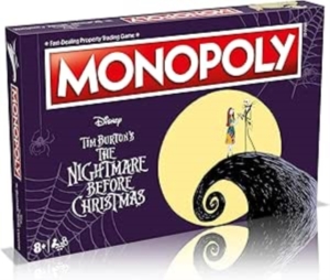 The Nightmare Before Christmas - Monopoly in the group MERCHANDISE / Board Games / Soundtrack at Bengans Skivbutik AB (5648392)