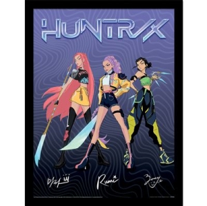 K-Pop Demon Hunters - Huntrix Signatures Collector Print in the group MERCHANDISE / Merch / K-Pop at Bengans Skivbutik AB (5648431)