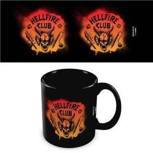Stranger Things - Hellfire Black Pod Mug in the group MERCHANDISE / Mug / TV series at Bengans Skivbutik AB (5648448)