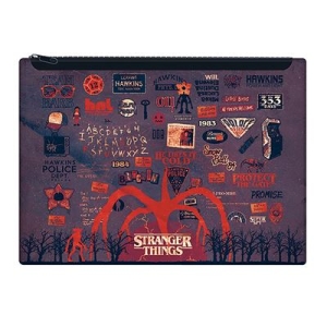 Stranger Things - Upside Down Oversize Pencil Case in the group MERCHANDISE / Merch / Nyheter / TV-serie at Bengans Skivbutik AB (5648460)