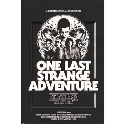Stranger Things - One Last Adventure Maxi Poster 91,5 X 61 Cm in the group MERCHANDISE / Poster / TV series at Bengans Skivbutik AB (5648477)