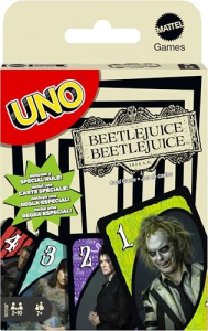 Mattel Games  - Uno Beetlejuice in the group MERCHANDISE / Board Games / Soundtrack at Bengans Skivbutik AB (5648488)