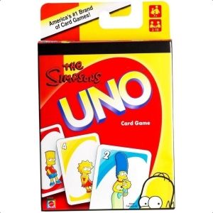 Mattel Games  - Uno: The Simpsons in the group MERCHANDISE / Board Games / TV series at Bengans Skivbutik AB (5648490)