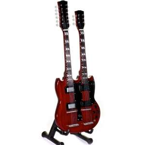 Led Zeppelin - Minigitarr Jimmy Page (Höjd Ca 25Cm in the group MERCHANDISE / Accessoarer / Heavy Metal at Bengans Skivbutik AB (5648666)