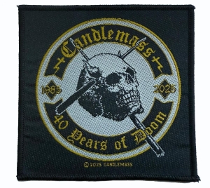 Candlemass - Patch 40 Years Of Doom (9,7 X 9,9 C in the group MERCHANDISE / Patch / Heavy Metal at Bengans Skivbutik AB (5648773)
