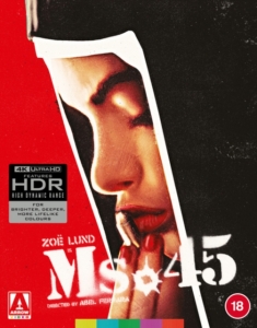 Movie - Ms .45 (4K Uhd, Limited Edition) in the group Movies / Film Blu-ray at Bengans Skivbutik AB (5648815)