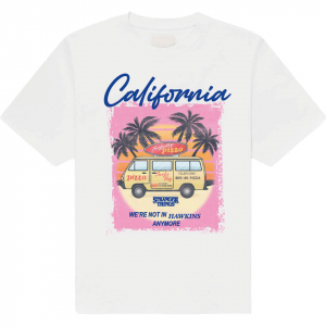 Stranger Things - California Uni Wht T-Shirt in the group MERCHANDISE / T-shirt / Soundtrack at Bengans Skivbutik AB (5649161r)