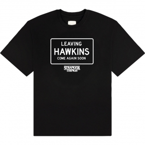 Stranger Things - Leaving Hawkins Uni Bl T-Shirt in the group MERCHANDISE / T-shirt / Soundtrack at Bengans Skivbutik AB (5649176r)