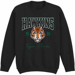 Stranger Things - High School Hawkins Uni Bl Sweatshirt in the group MERCHANDISE / Sweatshirt / Soundtrack at Bengans Skivbutik AB (5649177r)