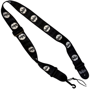 The Beatles - Drop T Drum Bl Guitar Strap in the group MERCHANDISE / Merch / Pop-Rock at Bengans Skivbutik AB (5649184)